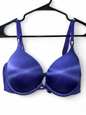 Victoria's Secret Shiny Purple T-Shirt Bra